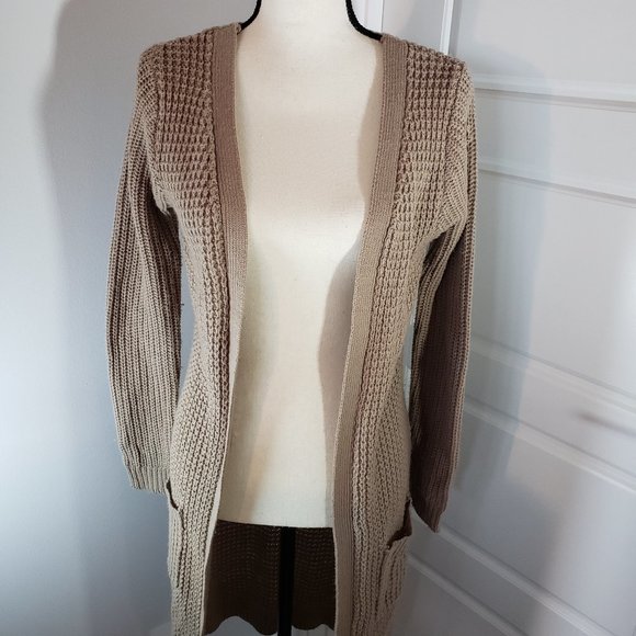 Ambiance Sweaters - Ambiance Brown Cardigan